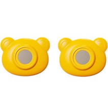 알포유 곰돌이 리모컨 자석 홀더, 2개, 1번 옐로우