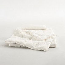 롤베이비 유아용 에어로웜 토퍼 + 이불 세트, 크림 아이보리