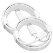 808 C TO C타입 PD 고속충전 케이블 60W 2p, 1m, 화이트