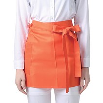 웰프런 모던플랩 허리형 앞치마, 오렌지, 2개