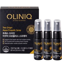 올리닉 트레스 오리진 아쿠아 프로폴리스 스프레이 3p, 60ml, 1개