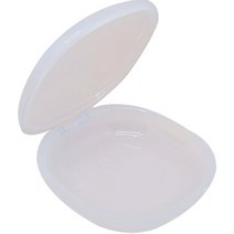 다르니나 틀니 소형 보관함, 화이트, 1개