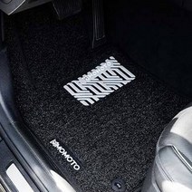 모모토 엣지확장형 디자인 국산차 코일매트, 제네시스, GV80 (5인승) 2020~, 블랙