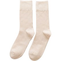 스포츠 패션 면 양말, 베이지