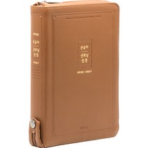 개역개정 큰글자 굿모닝성경 새찬송가 대 (지퍼 / 브라운), 아가페