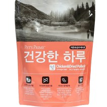 펫츠프라임 반려동물 전연령용 건강한 하루 닭고기 황태 동애등에 사료 5p, 닭, 1kg, 1개