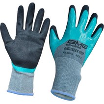 지엠지 엔지니어 기름방지 그립 장갑 N2002 L, 10개, 혼합색상