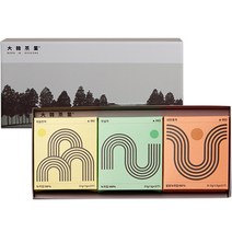 대한다업 시그니처티 3종 선물세트, 처음딴차 1g x 21p + 작설차 1g x 21p + 대한홍차 1.5g x 21p, 1세트