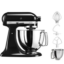 키친에이드 반죽기 4.8L 5KSM130W, 5KSM130WOB(오닉스블랙)