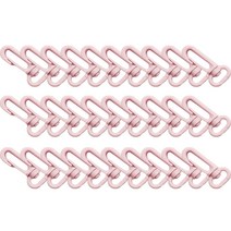플라스틱 고리 13mm, 30개, 7 베이비핑크