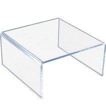 디트리 아크릴 진열 사각 받침대 가로 20cm x 폭 20cm x 높이 15cm, 투명