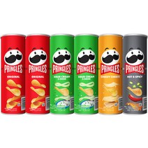 프링글스 버라이어티팩 오리지널 110g x 2p + 양파맛 110g x 2p + 매운맛 110g + 치즈맛 110g, 1세트