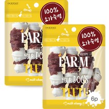팜레시피 반려견 말이 츄잉껌 40g x 6p, 2개, 오리