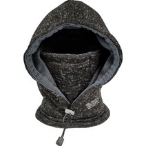 에스앤브로 3 WAY 김서림방지 멜란지 후드 넥워머, 블랙