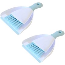 블럭마트 탁상 청소 작은 빗자루 세트 랜덤발송, 2개