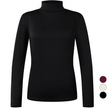 아르메데스 여성용 소프트 기모 터틀넥 티셔츠 AR-42