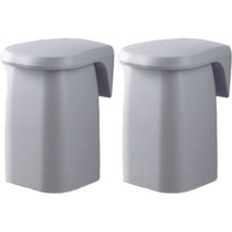 살림클럽 자석 양치컵, 2개, 그레이