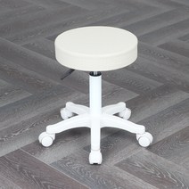 도리퍼니처 아듀 바퀴 의자, 01 화이트 크림