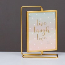 제이은 금속 회전액자, 골드