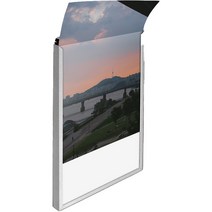 서프푸 인테리어 액자 프레임, 실버, 1개