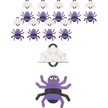 민화샵 곤충 거미줄 놀이 만들기 거미 PDPWD0881, 혼합색상, 10개