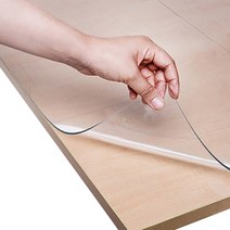 쾌청 유리대용 PVC 모서리라운딩 매트, 투명