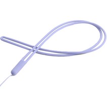 소프트 실리콘 휴대폰 목걸이 다용도 스트랩, 바이올렛, 1개