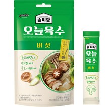 팔도 솜씨당 오늘육수 버섯 6p, 90g, 1개