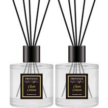 프로방스 퍼퓸 디퓨저 140ml 2p, 클린코튼