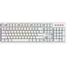 마이크로닉스 MANIC 게이밍 기계식 키보드 갈축, 일반형, 화이트, EX580L