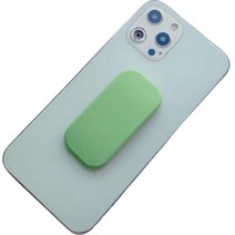 라젠다 심플 컬러 휴대폰 그립톡, 그린, 1개
