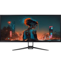 크로스오버 86.72cm WQHD 100Hz HDR 게이밍 무결점 평면 모니터, 34UC90