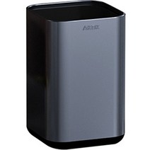 러브트리스 스테인레스 사각 휴지통 9L, 그레이, 1개