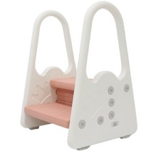 베네베네 유아용 왕관 안전가드 2단 디딤대, 핑크, 1개