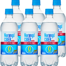 나랑드사이다 제로, 500ml, 6개