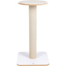 피카노리 고양이 MDF 폴 수직 기둥형 스크래쳐 PECA8206M, 크림 화이트(PECA8206MW), 1개