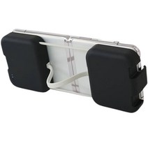 피앤지 미니 멀티 듀얼 휴대폰 거치 보조배터리 C타입 8핀, PG-PB02, 블랙