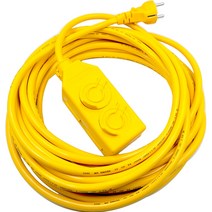 원스탑 고용량 전기 연장선 4000W 2구 YSM-16A2YJS1, 10m, 1개