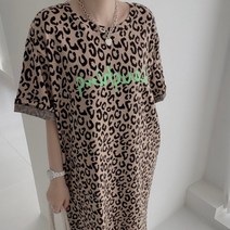 페이퍼먼츠 캐주얼 라운드넥 데일리 롱 패턴 원피스 05423