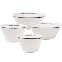 한국도자기 레떼드파리 라이스볼 세트 A, 혼합색상, 공기 2p + 대접 2p