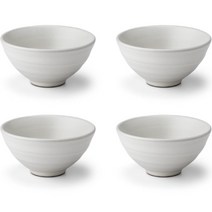 광주요 담시리즈 종지, 담백색, 4개