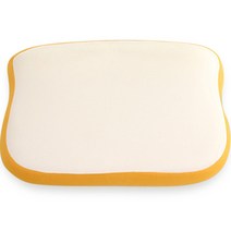 일상나눔 말랑말랑 토스트 메모리폼 베개, 옐로우, 1개