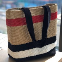 메리메이커스 메리키트 버킷백 코바늘 손뜨개 diy 패키지 세트, 혼합색상, 1세트