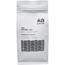카페차 어울림 블렌드 원두, 홀빈(분쇄안함), 200g, 1개