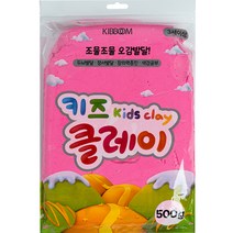 키즈 클레이, 분홍, 500g