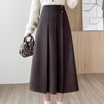 페이퍼먼츠 뮤트 핀턱 주름 밴딩 스커트 06772