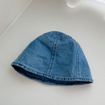 아동용 식스 피스 데님 햇