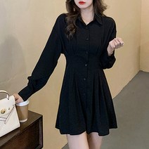 루나걸 로즈홀 카라 원피스
