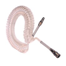 코리아뉴메틱 PU 우레탄 코일호스 투명 8mm x 5mm x 10m, 1개