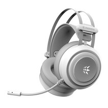 마이크로닉스 WIZMAX 7.1채널 RGB 게이밍 헤드셋, White, W301